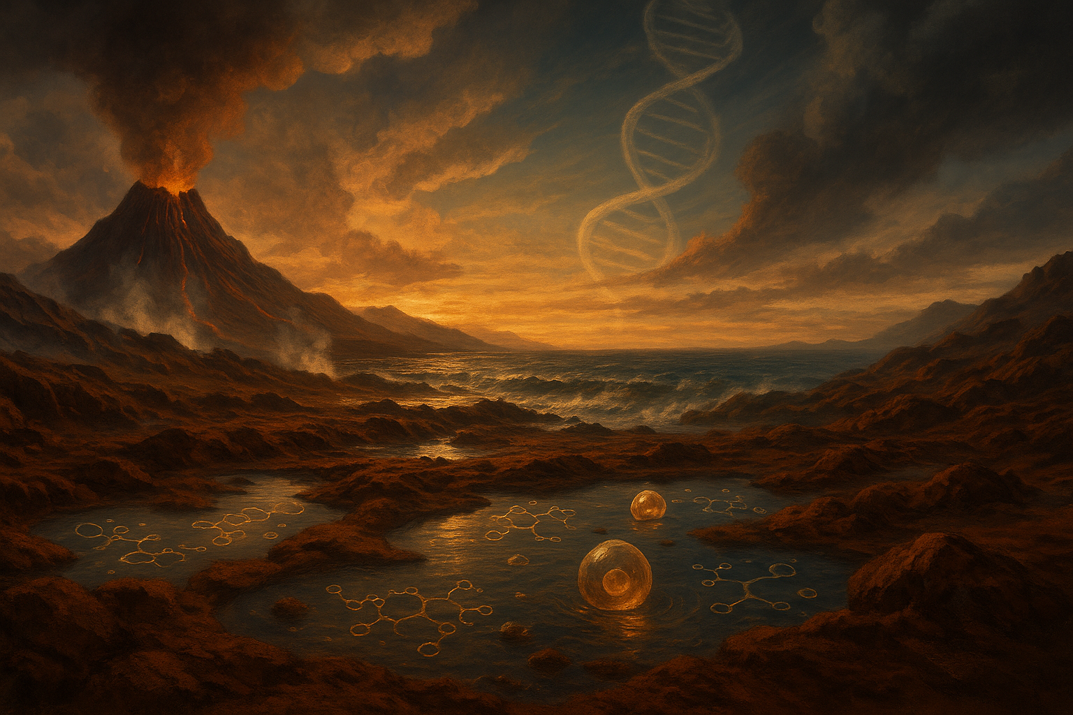 The Genesis of life happened in a desolate place.