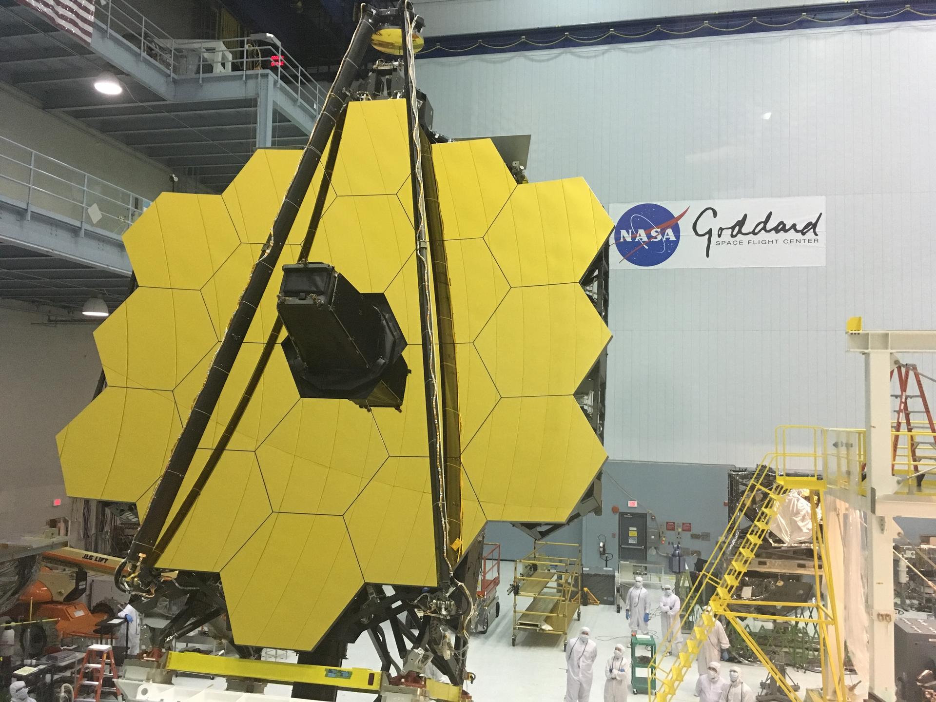 James Webb Space Telescope hexagonal mirrors