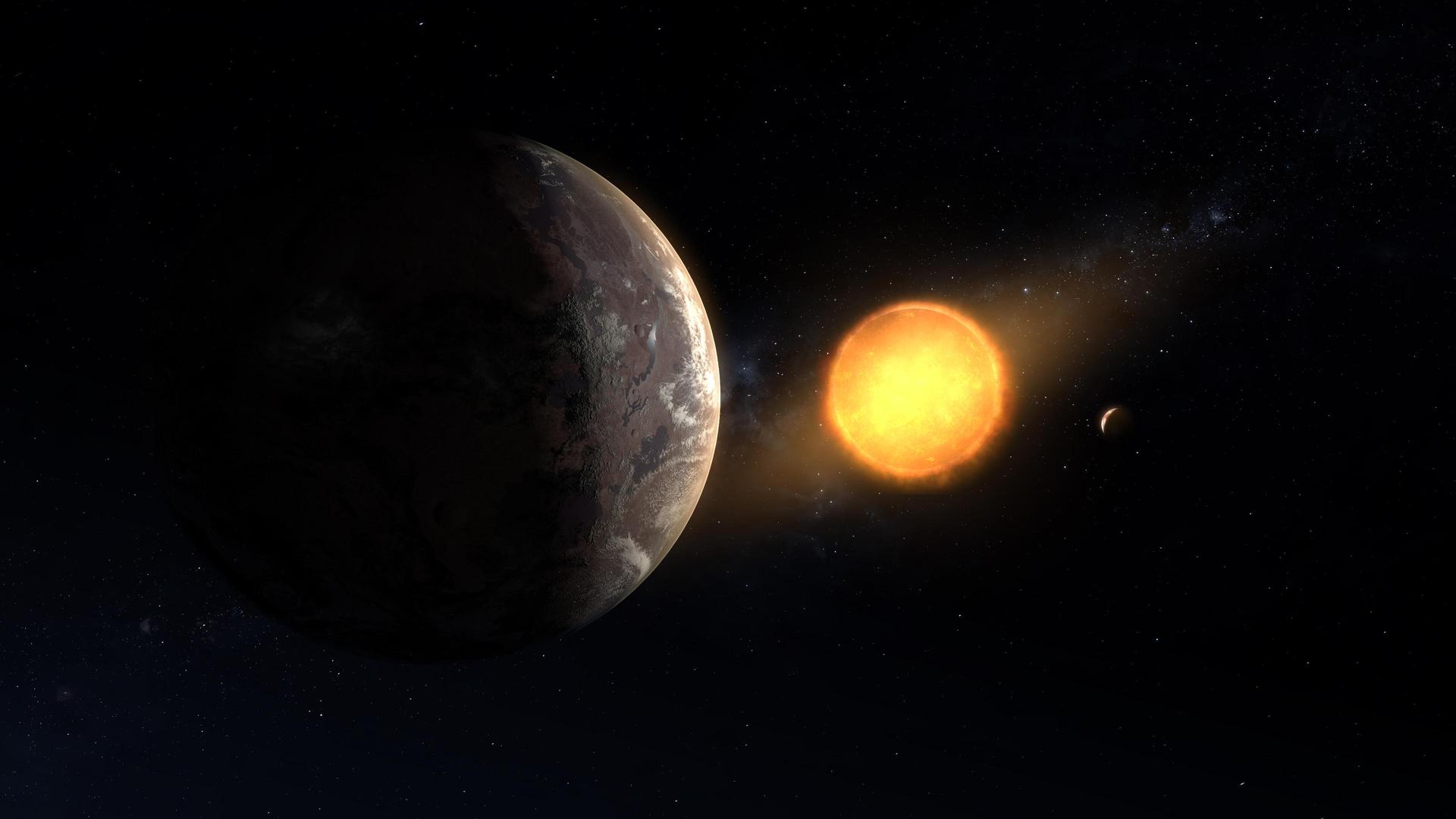 HD 137010 b Kepler discovery — artist concept of an Earth-sized world surface
