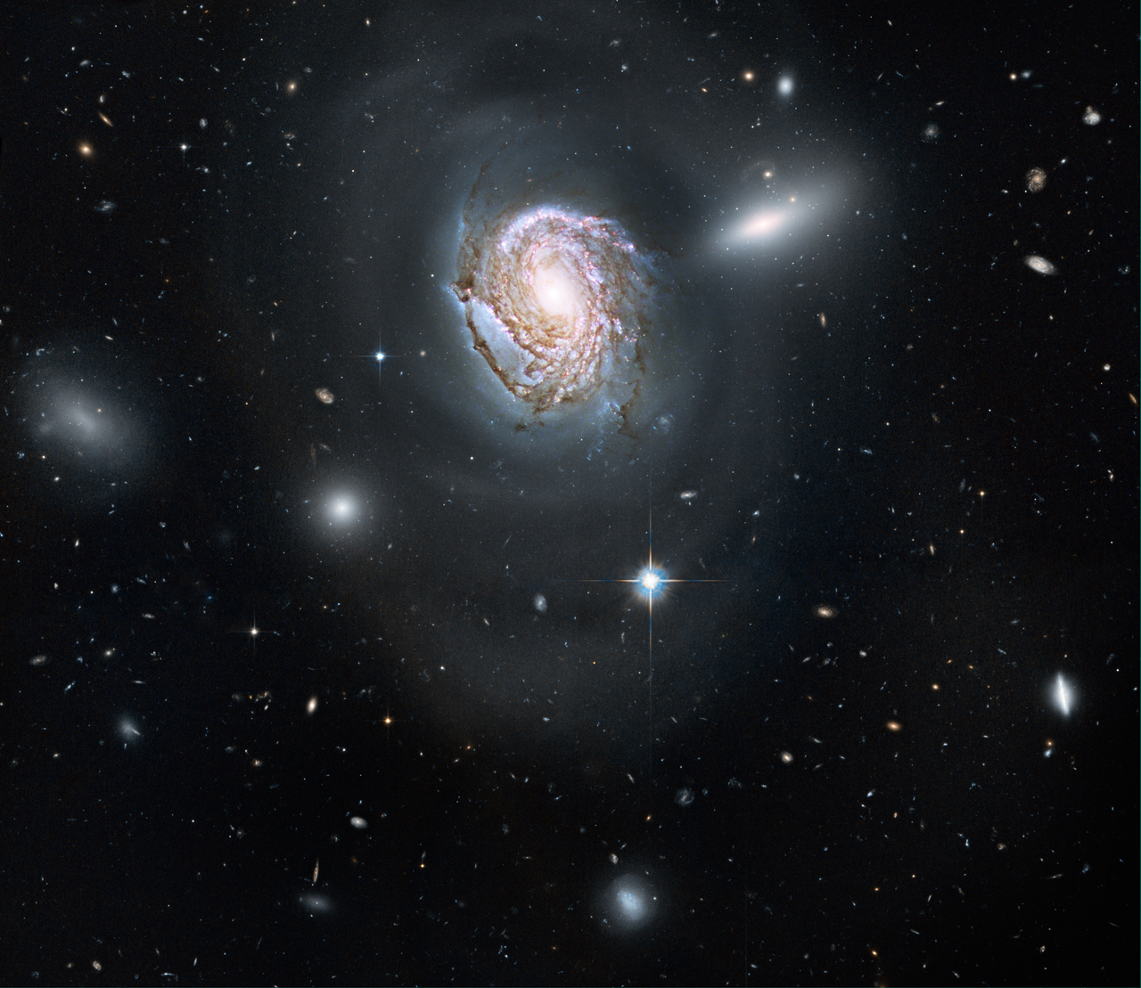 Galaxy clusters, the first structures to be torn apart in the Big Rip sequence