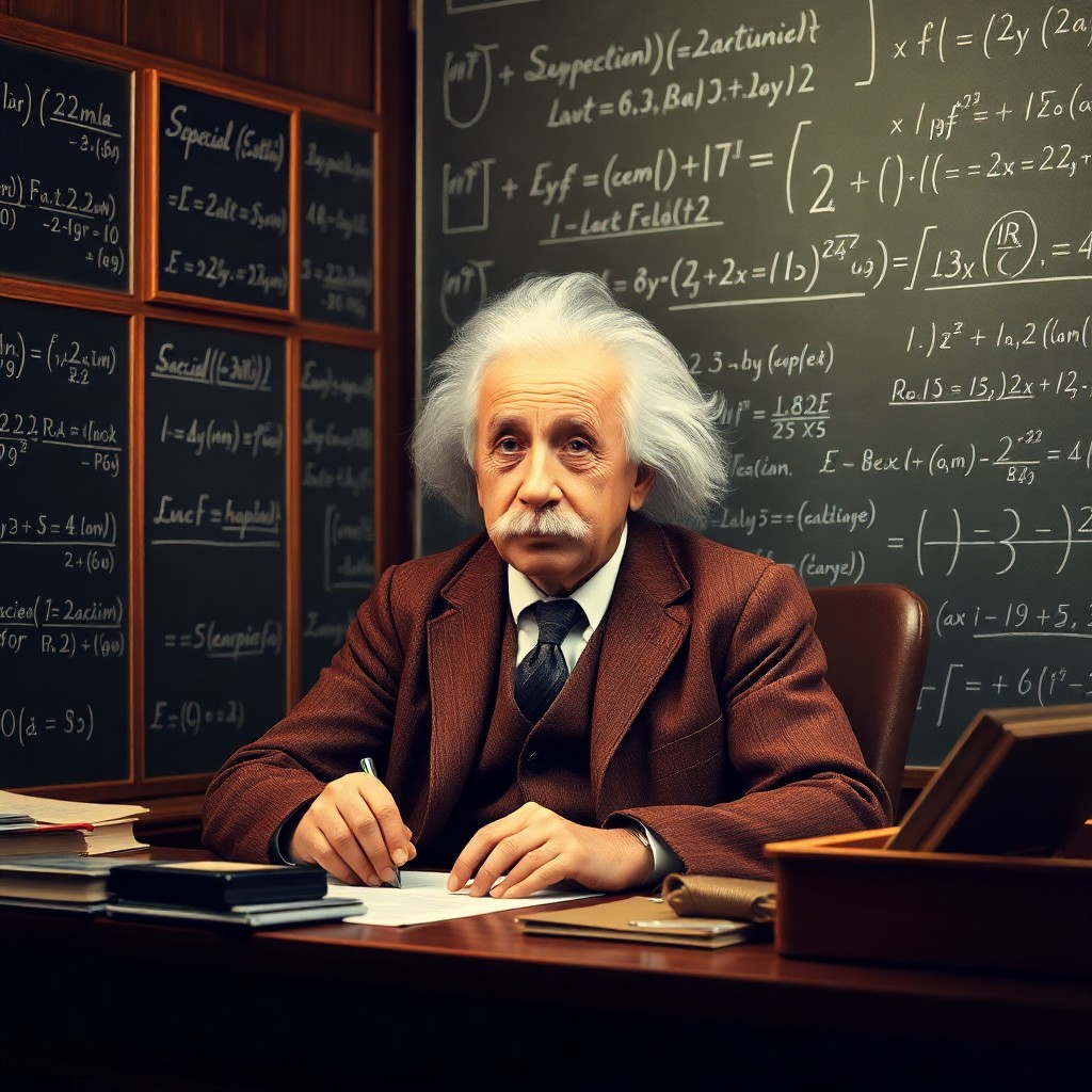 Albert Einstein — developer of the special and general theories of relativity that unified space and time into spacetime