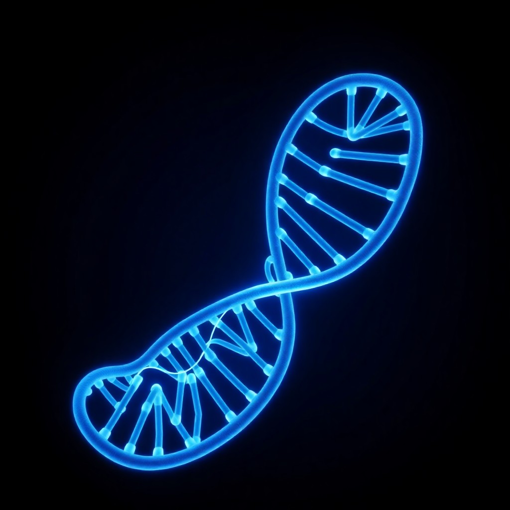 Illustration of genetic drift — random changes in allele frequencies across generations in a small population