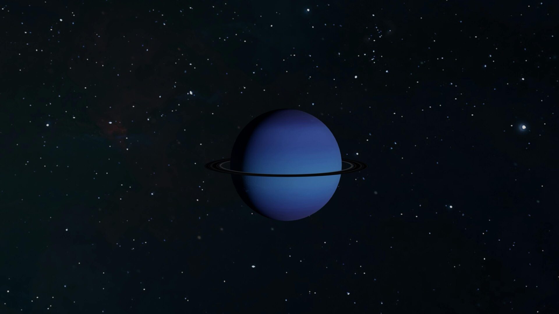 Artistic representation of a blue ice giant planet similar to the sub-Neptune world TOI-700 c