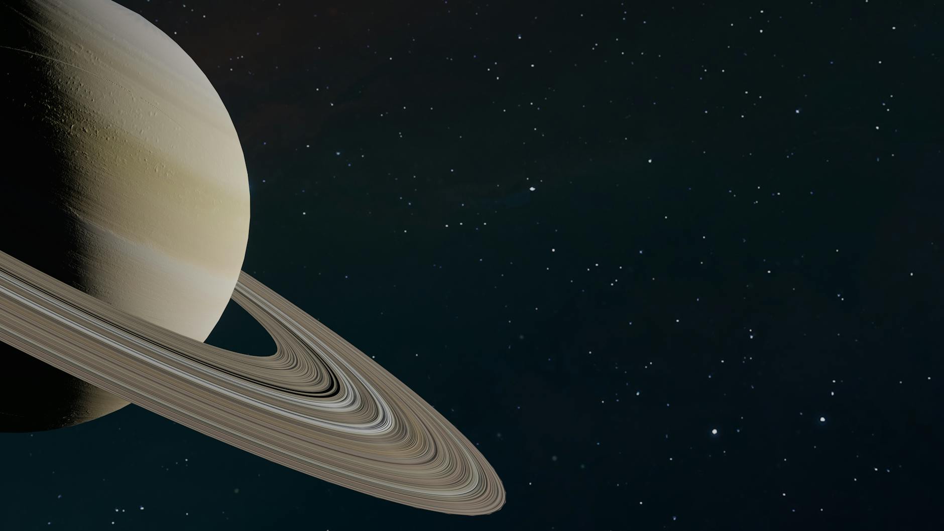 Saturn and its rings