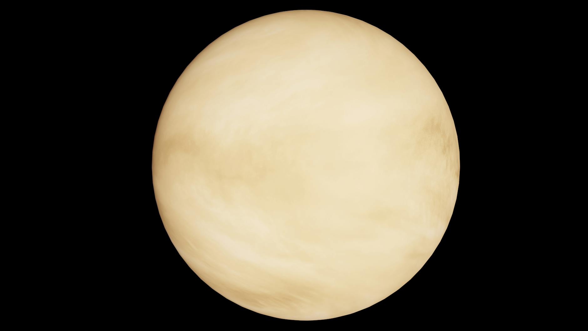 Venus and its dense cloud cover