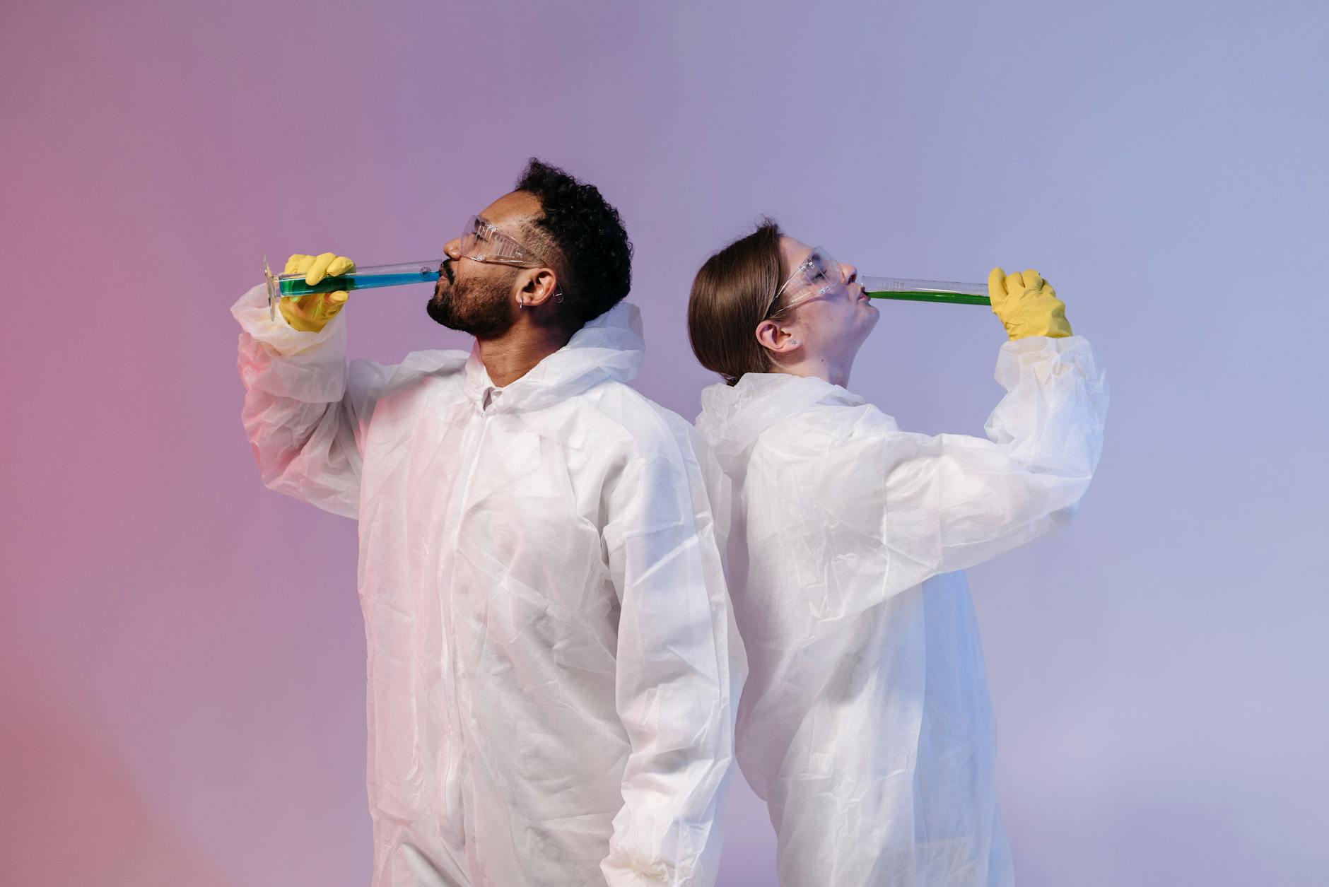 Scientists at work in a laboratory, the practice at the heart of scientific realism vs antirealism.