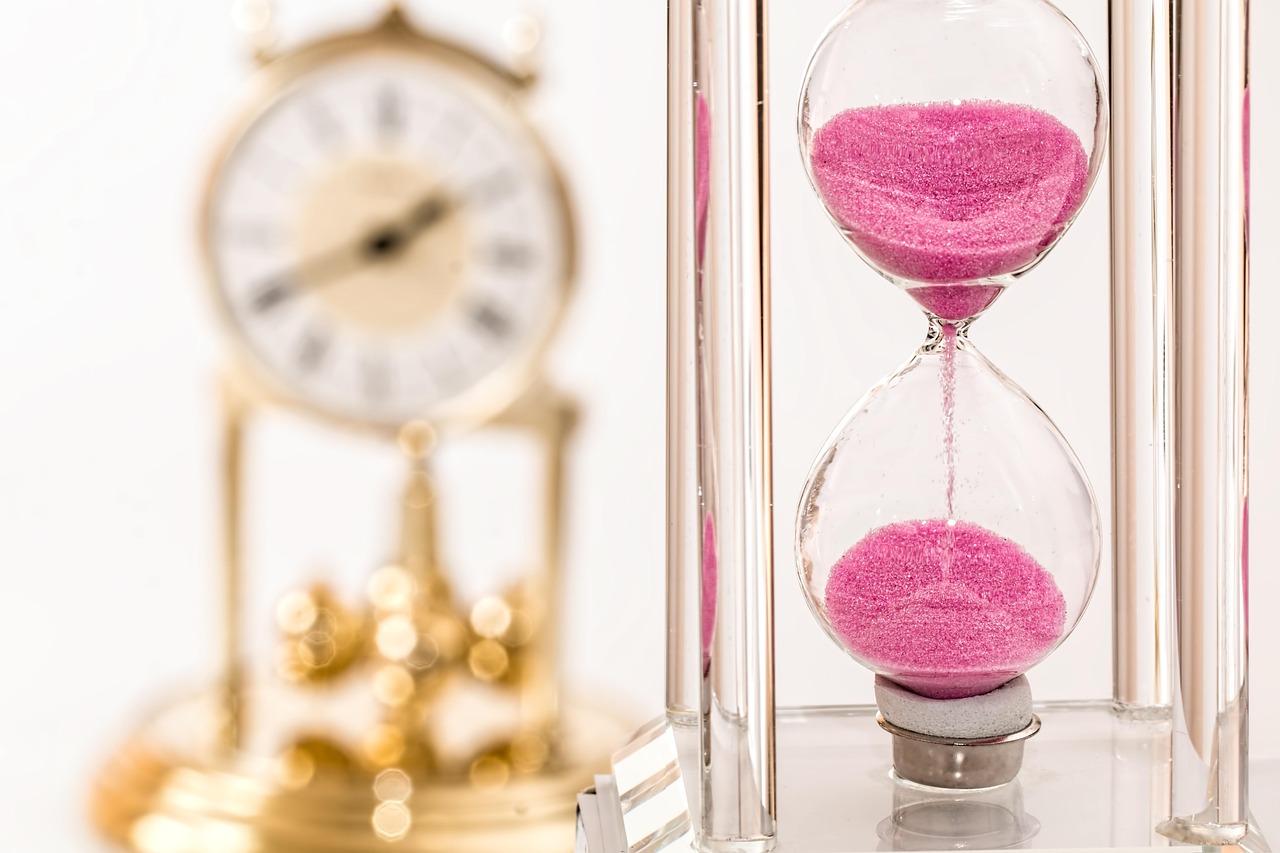 Hourglass - Photo by stevepb on Pixabay