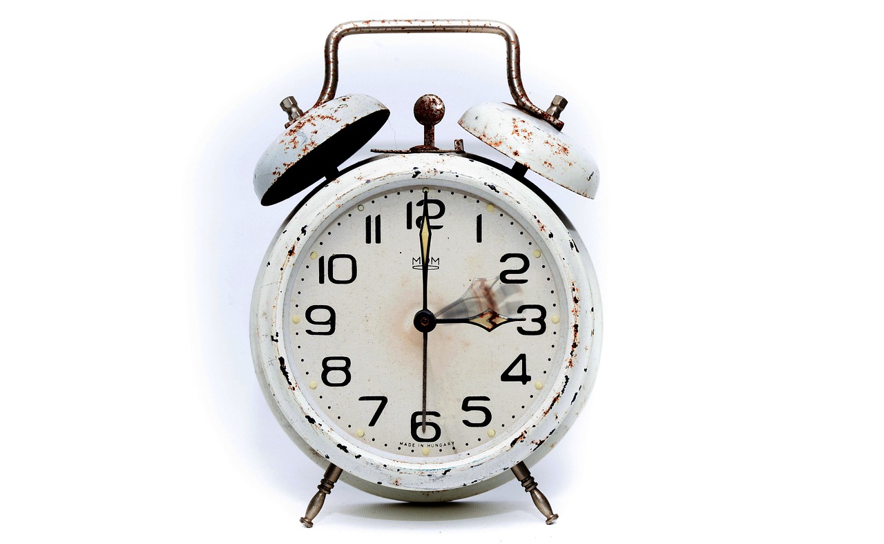 A clock face, a symbol of the question of what is time.