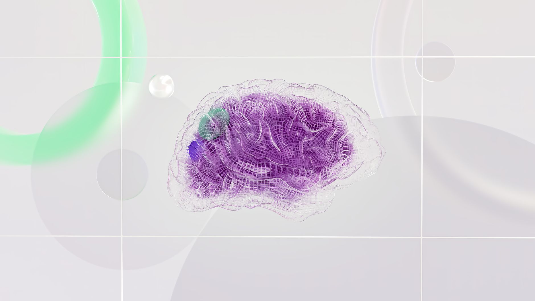 Illustration of the hippocampus, the seahorse-shaped brain structure essential for forming new declarative memories.