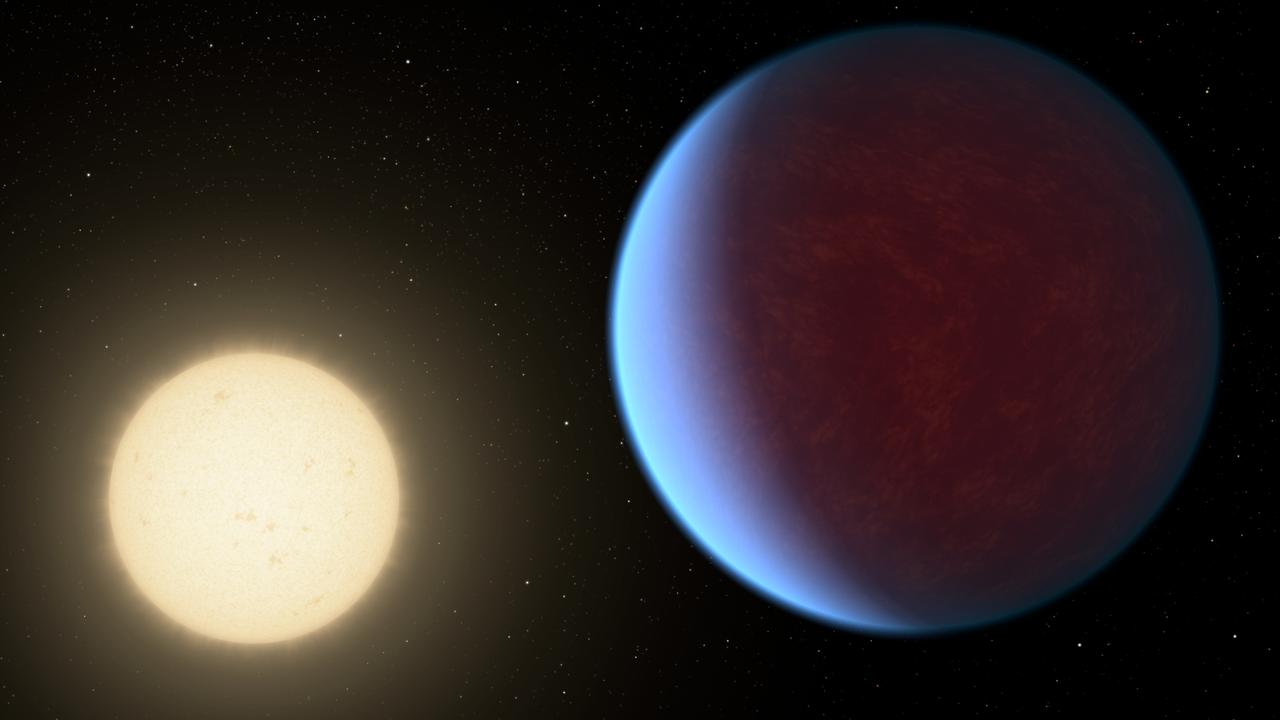 Artist's concept of the carbon-rich super-Earth 55 Cancri e