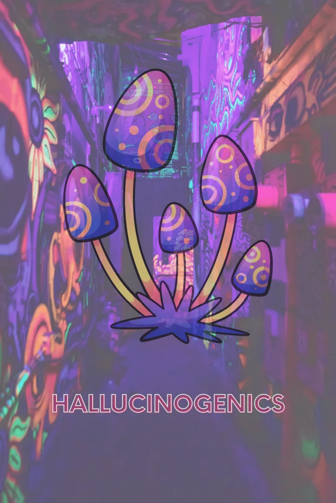 Chemical structure of the psychedelic compound psilocybin