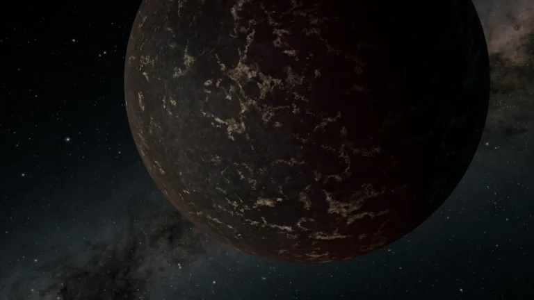 Artist illustration of an exoplanet atmosphere