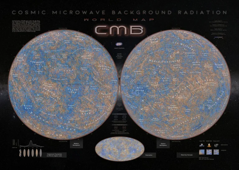 The cosmic microwave background temperature map
