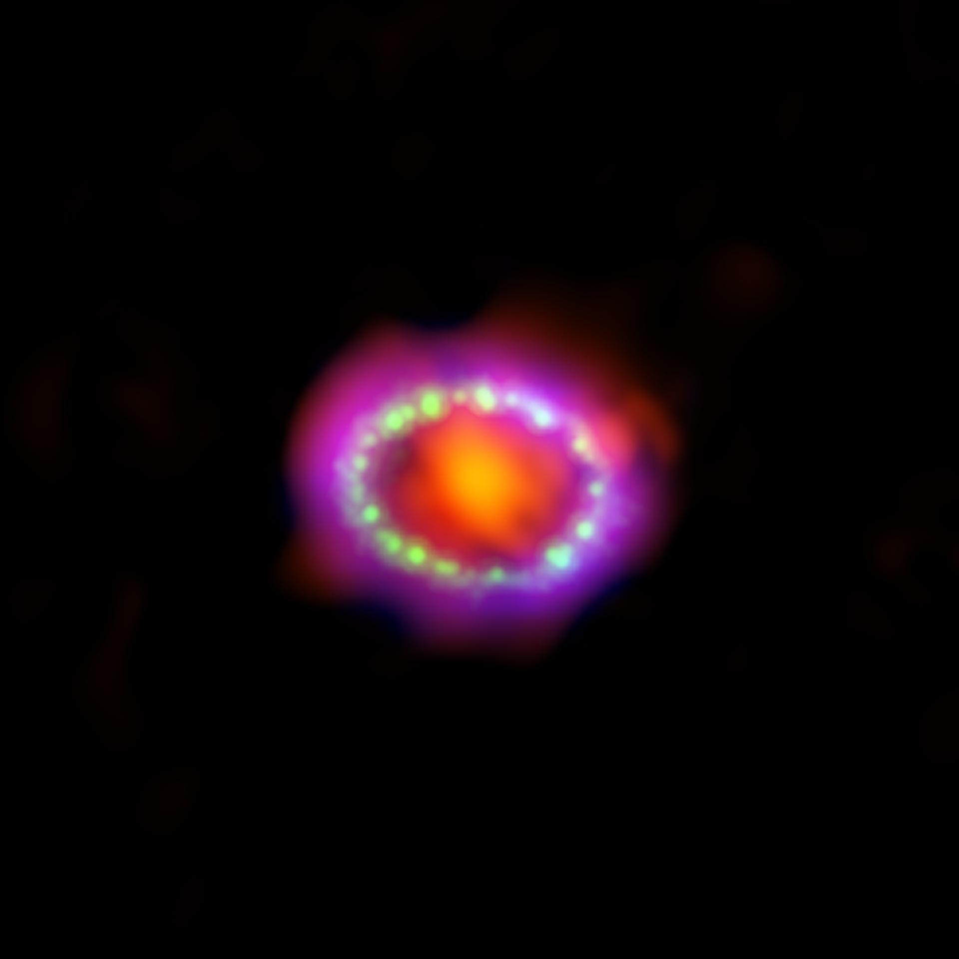 The evolving remnant of Supernova 1987A imaged by Hubble